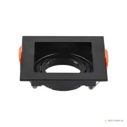 Oczko V-TAC GU10 Wpuszczane Kwadrat Czarne VT-933-B 3 Lata Gwarancji