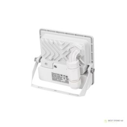 Projektor LED V-TAC 10W SAMSUNG CHIP Czujnik Ruchu Biały Z MUFĄ VT-118S 3000K 735lm 5 Lat Gwarancji
