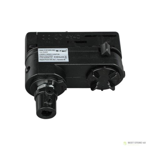 Adaptor Szynoprzewodu V-TAC Szynosystem 3F 3 fazowy Czarny Adaptor Szynoprzewodu V-TAC Szynosystem 3F 3 fazowy Czarny