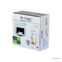 Oczko V-TAC Aluminiowe GU10 Kwadrat Białe/Czarne VT-781SQ-WH