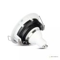 Oczko V-TAC Aluminiowe GU10 Okrągłe Białe/Czarne VT-781RD-WH
