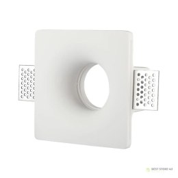 Oczko V-TAC GIPS GU10 Wpuszczane Okrągłe 120x120 Białe VT-714