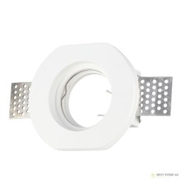 Oczko V-TAC GIPS GU10 Wpuszczane Okrągłe Białe fi.140 Białe VT-764