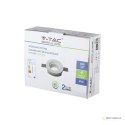 Oczko V-TAC GIPS GU10 Wpuszczane Okrągłe fi.100 Białe VT-771
