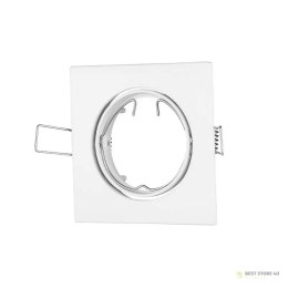 Oczko V-TAC GU10 Kwadrat Ruchome Białe VT-779-WH-SQ