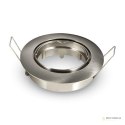 Oczko V-TAC GU10 Okrągłe Ruchome Satyna VT-779-SN-RD