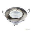 Oczko V-TAC GU10 Okrągłe Ruchome Satyna VT-779-SN-RD