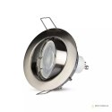 Oczko V-TAC GU10 Okrągłe Ruchome Satyna VT-779-SN-RD