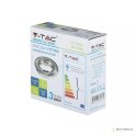 Oczko V-TAC GU10 Okrągłe Ruchome Satyna VT-779-SN-RD