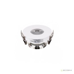 Oczko V-TAC GU10 Wpuszczane Białe/Chrom Okrągłe VT-873-WC 3 Lata Gwarancji