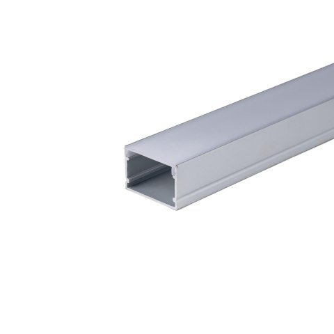 Profil Aluminiowy V-TAC 2mb Anodowany, Klosz Mleczny, Na dwie taśmy VT-8118 5 Lat Gwarancji