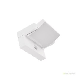 Projektor Oprawa Elewacyjna V-TAC 17W LED Czujnik Ruchu Biała IP65 VT-11020S 4000K 2520lm