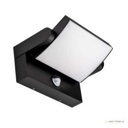 Projektor Oprawa Elewacyjna V-TAC 17W LED Czujnik Ruchu Czarna IP65 VT-11020S 3000K 2520lm