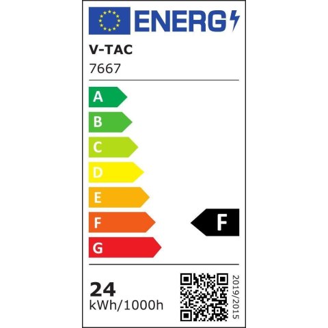 Plafon V-TAC 24W LED Kwadrat IP44 Czujnik Ruchu Mikrofalowy 30x30cm Biały VT-8624SW-SQ 4000K 2400lm