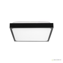Plafon V-TAC 30W LED Kwadrat IP44 42x42cm Czarny VT-8630B-SQ 6500K 3000lm