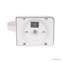 Projektor Oprawa Elewacyjna V-TAC 17W LED Czujnik Ruchu Okrągła Biała IP65 VT-11020S 4000K 2520lm