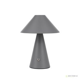 Lampka Biurkowa Nocna V-TAC 3W LED 24cm Ładowanie USB Ściemnianie Szara VT-1051 3000K-6000K 200lm
