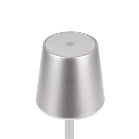 Lampka Biurkowa Nocna V-TAC 3W LED Ładowanie Ściemnianie Szara VT-7703 3000K 70lm