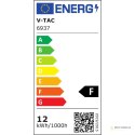 Oprawa Zwieszana V-TAC 12W LED Czarna 4000K 1280lm