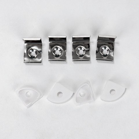 Profil Aluminiowy V-TAC 2mb Anodowany, Klosz Mleczny, Kątowy, Cienkościenny VT-8109