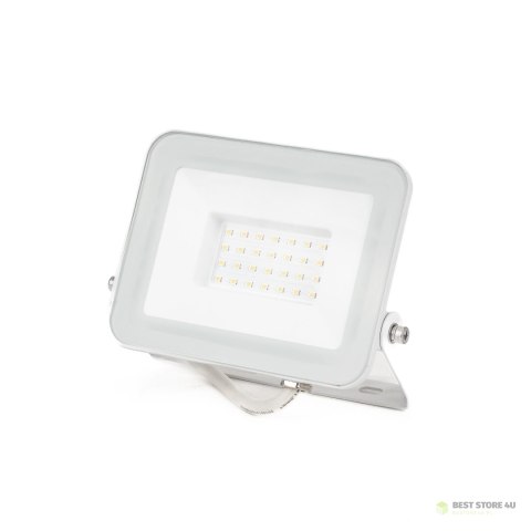 Projektor LED V-TAC 30W SAMSUNG CHIP PRO-S Biały VT-44030 6500K 2505lm 5 Lat Gwarancji