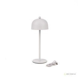 Lampka Biurkowa Nocna V-TAC 3W LED 30cm Ładowanie USB Ściemnianie Biała VT-1052 3000K-6000K 200lm