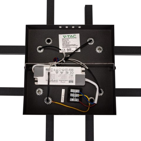 Oprawa Sufitowa V-TAC 38W LED Czarna VT-7915 4000K 4100lm