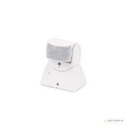 Czujnik Ruchu Podczerwień Ścienny Biały 180st 1200W IP65 VT-80300 5 Lat Gwarancji