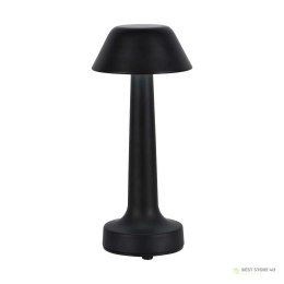 Lampka Biurkowa Nocna V-TAC 2W LED 23cm Ładowanie USB CCT Ściemnianie Czarna VT-7566 3000K-6000K 40lm