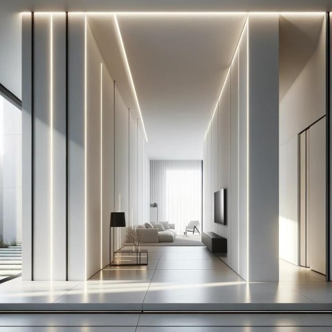 Profil Aluminiowy V-TAC 2mb Anodowany, Klosz Mleczny, Wpuszczany 20x50mm VT-8207