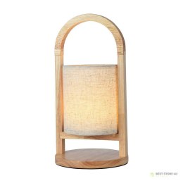 Lampka Biurkowa Nocna V-TAC 1,5W LED Ładowanie Ściemnianie Drewno VT-7570 3000K 100lm