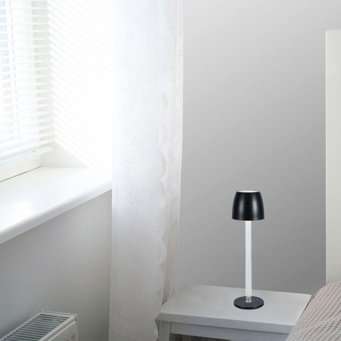 Lampka Biurkowa Nocna V-TAC 3W LED Ładowanie Ściemnianie Czarna VT-7576 3000K 310lm