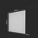 Panel LED V-TAC 40W 600x600 SAMSUNG CHIP 3w1 natynkowy/podtynkowy VT-6139 4000K 3960lm 3 Lata Gwarancji