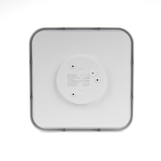 Plafon V-TAC 18W LED Kwadrat 25x25cm Natynkowy IP44 Biały VT-8618 4000K 1830lm