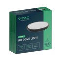Plafon V-TAC 36W LED Okrągły 35cm Natynkowy IP44 Czarny VT-8630B 4000K 3820lm