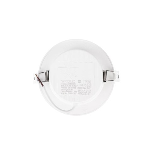 Panel Wpuszczany V-TAC 6W LED SAMSUNG CHIP Okrągły 120x28mm VT-61006RD-S 4000K 660lm 5 Lat Gwarancji