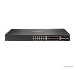 Aruba 6200F 24G 4SFP+ Zarządzany L3 Gigabit Ethernet (10/100/1000) 1U Czarny