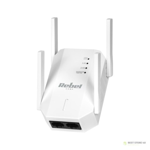 Repeater - wzmacniacz sieci bezprzewodowej 2.4+5 GHz Rebel Repeater - wzmacniacz sieci bezprzewodowej 2.4+5 GHz Rebel