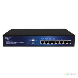 ALLNET ALL8804POE+ - Unmanaged - L2 - Gigabit Ethernet (10/100/1000) - Power over Ethernet (PoE) - Rack mounting