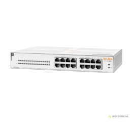 Aruba Instant On 1430 16G Class4 PoE 124W Nie zarządzany L2 Gigabit Ethernet (10/100/1000) Obsługa PoE 1U Biały