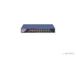 Hikvision Digital Technology DS-3E0326P-E/M(B) łącza sieciowe L2 Fast Ethernet (10/100) Obsługa PoE Szary