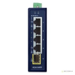 Switch PLANET IGS-510TF (4X 1GB BASE-T, 1X 1GB SFP)