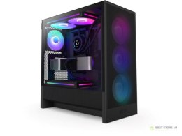 CASE MIDITOWER ATX W/O PSU/BLACK H5 FLOW RGB 2024 NZXT