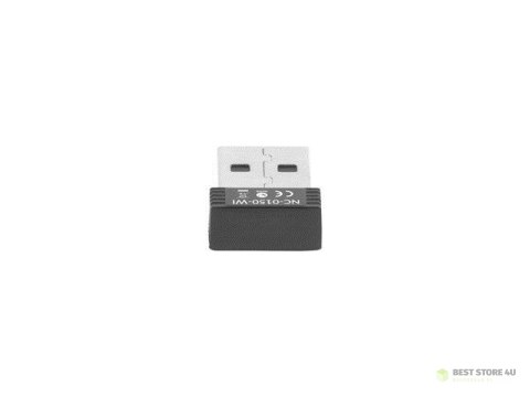 Karta sieciowa Lanberg N150 NC-0150-WI (USB 2.0) Karta sieciowa Lanberg N150 NC-0150-WI (USB 2.0)