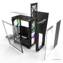 Montech AIR 1000 Premium, Midi-Tower, Szkło hartowane, - czarny