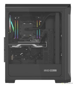 Obudowa NATEC Genesis Irid 505 ARGB NPC-1518 (ATX. Micro ATX. Mini ITX; kolor czarny)