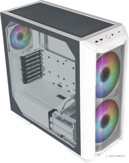 COOLER MASTER OBUOWA HAF 500 MIDI TOWER ARGB BIAŁA H500-WGNN-S00