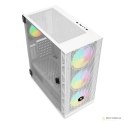 SAVIO OBUDOWA PC ARGB MESH/GLASS RAPTOR WHITE X1