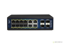 ALLNET ALL-SGI8016PM - Managed - L2+/L3 - Gigabit Ethernet (10/100/1000) - Full duplex - Power over Ethernet (PoE) - Wall mounta