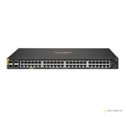 Aruba 6000 48G Class4 PoE 4SFP 370W Zarządzany L3 Gigabit Ethernet (10/100/1000) Obsługa PoE 1U